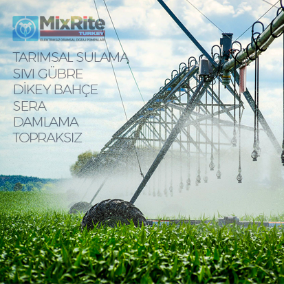 Tarımsal Sulama, Dikey Bahçe, Sera, Damlama Sulama Topraksız Tarım Sıvı Kimyasal Gübre, pH düzenleyici, iC düzenleyici Dozajlama